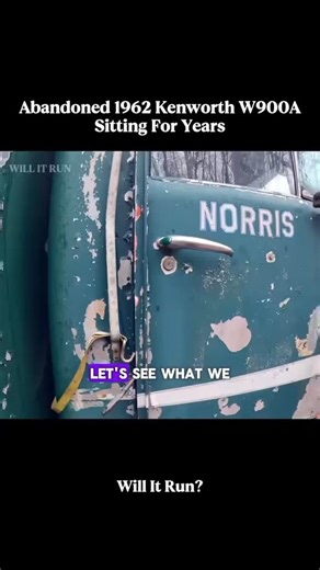 willitrun | Abandoned Kenworth 1962 #restoration #engine #repair #recovery #old #willitrun #rebuild #deisel | Instagram