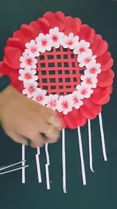 Easy paper craft wall hanging #wallhanging #papercraft #view | Handmade creativity