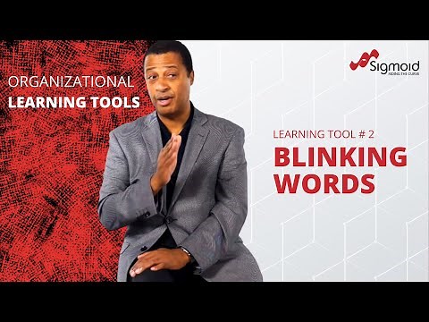 Organizational Learning Tool: Blinking Words
