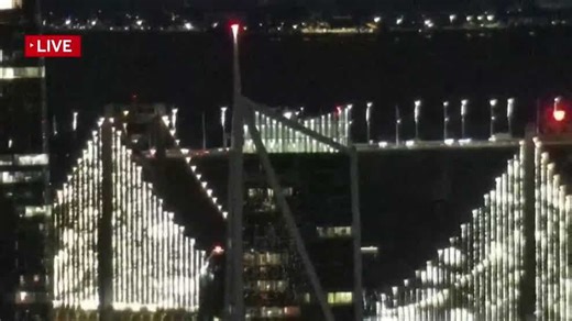 Iconic San Francisco-Oakland Bay Bridge lights return with upgraded LEDs