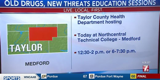 Drug education session in Taylor County