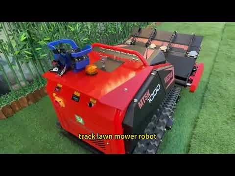 Compact CE EPA strong power sharp blade adjustable mowing height radio controlled multitasker