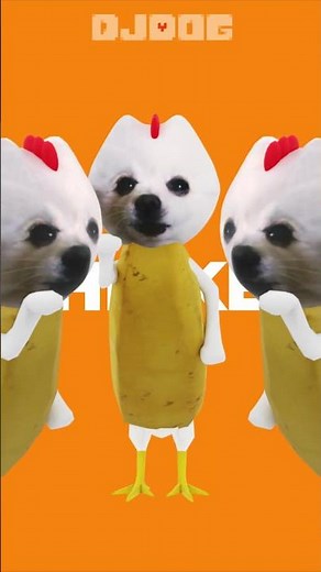 CHICKEN BANANA DOG #shorts
