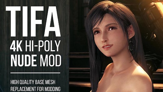 《Final Fantasy VII Remake》紳士版蒂法 Mod 現身，4K 超高解析度，這叫人怎麼專心玩遊戲 - 電腦王阿達