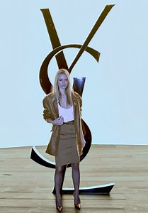 Maya Stepper at YSL Show During Paris Fashion Week 02/27/2024 • CelebMafia