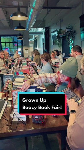 Grown Up Boozy Book Fair Experience