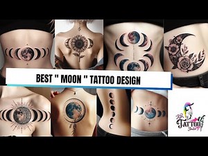 🌙✨ Moon Tattoo Design