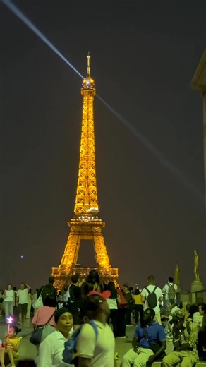 16K views · 276 reactions | Going to see the Eiffel Tower sparkle at night as a family Part 13 | A Life Less Scripted | Facebook