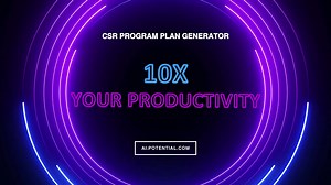 ⏱️ Save Time, Amplify Impact! Follow the step-by-step guide for our AI CSR Program Plan Generator! ☘ #ai #aitools #aitools2023 #csr #technology #artificialintelligence #productivity #innovation | Potential