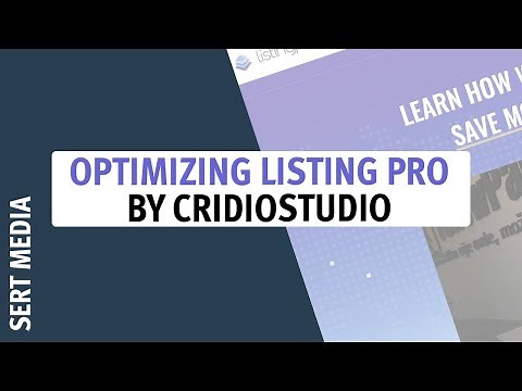 How to Optimize ListingPro by Cridio - ListingPro Theme by Cridio 2020 Tutorial - ListingPro 2.5