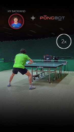 Improve Your Backhand | Table Tennis Training with Pongbot