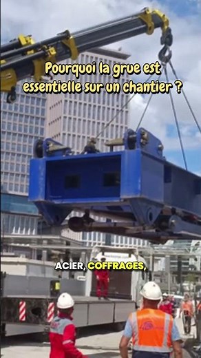 Pourquoi la grue est essentielle sur un chantier ? 🏗️