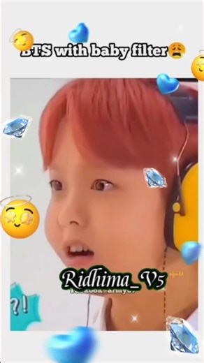 #Bts with baby filter 💜💜💜💜💜💜💜