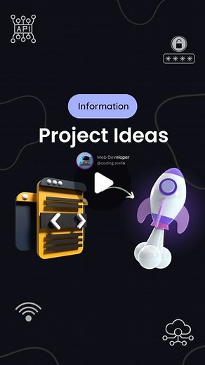 Stella • Coding • HTML • CSS • JAVASCRIPT on Instagram: "😶‍🌫️ HTML CSS Projecs ideas for All Dexeloper !! ❤️‍🔥For Beginners to Advanced Level Dev 😯 🧑‍💻For Beginners - Login Form, Quiz Website, Countdown 🧑‍💻For intermediate - portfolio website, shopping website, Landing Page 🧑‍💻For Professional - Instagram, Twitter, Spotify Clone If you're looking for some fun web development projects to work on, check out this list of HTML, CSS, projects ! From simple games to complex animations, there