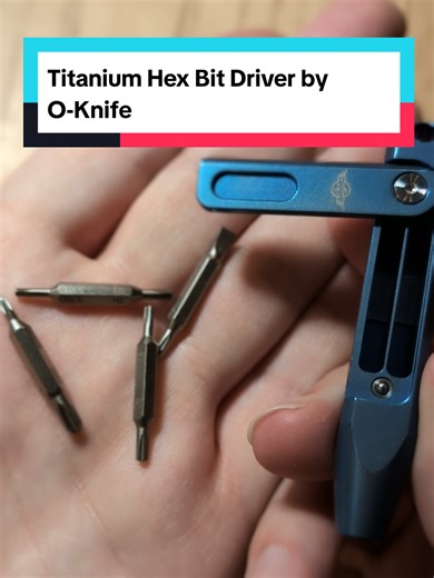 Meet the Titanium Hex Bit Driver by Oknife 🔧✨ — sleek, strong, and built to handle anything you throw at it. #GearUpgrade #EverydayCarry #ToolGoals #HexBitDriver #Oknife