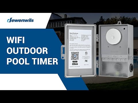 Tips to Wire DEWENWILS WIFI Outdoor Pool Timer to Smart Control Your Swimming Pool HOWT01D