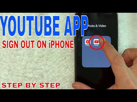 ✅ How To Sign Out Of Youtube App On iPhone 🔴