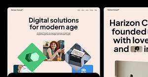 Home B | Horizon Consult™ - Webflow Ecommerce website template