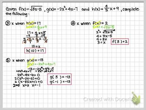 Int3 Evaluating & Composing Functions
