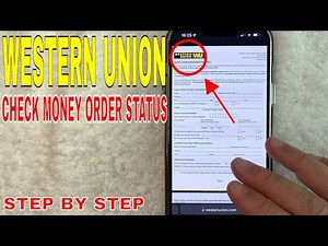 ✅ How To Check Western Union Money Order Status 🔴