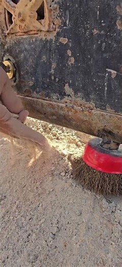 Easiest Way to Prevent Sliding Gate Jamming 🚪✨ Clean the Track with a Wire Brush #lifehack #sliding