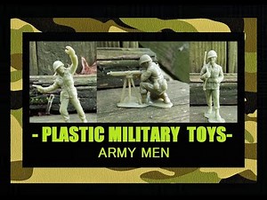 Antique Store Picking - Vintage Plastic Figures - Marietta Ohio - Marx Toys - Army Men - Marines -
