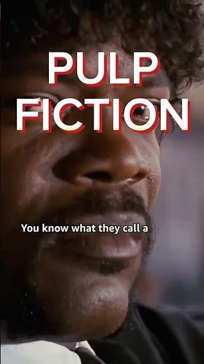 Pulp Fiction – Royale with Cheese 🍔 Forever an Iconic Scene and Movie