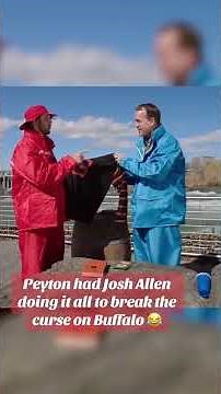 Peyton Manning is convinced this will get the Buffalo Bills that Super Bowl 😂