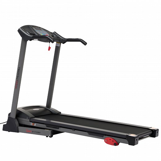 Sunny Health & Fitness Foldable Electric Smart Treadmill with Adjustable Incline and Smart Bluetooth & Free SunnFit App - SF-T722901