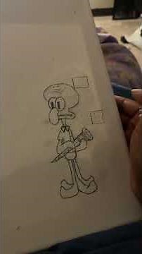 SB-129 (Squidward) #shorts #painting #spongebob