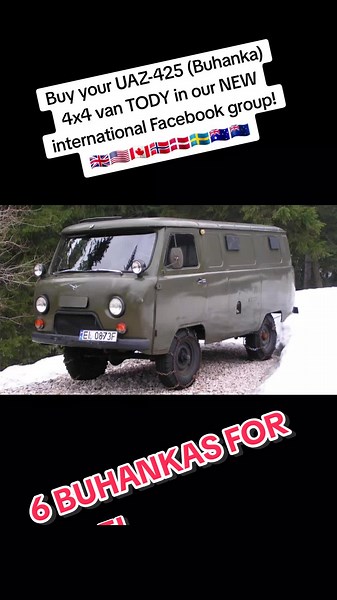 Discover UAZ-452 Vans for Sale Worldwide!