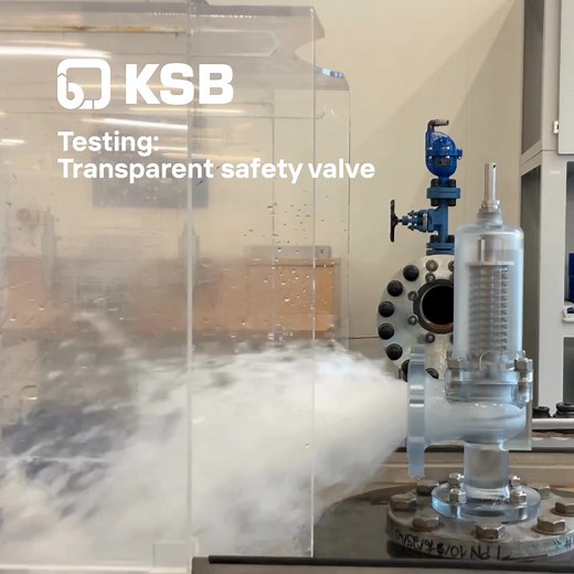Successful test: transparently 3D printed safety valve 🔍 In a cooperation between KSB and LESER, a multinational manufacturer of safety valves for industrial applications, KSB built a 3D-printed safety valve to test. 👀 What was so unusual about this was that KSB printed the valve body and all external components from the transparent plastic ClearVue using the SLA printing process in the Research & Development Workshop at KSB in Frankenthal. This transparency enabled the function of the valve t