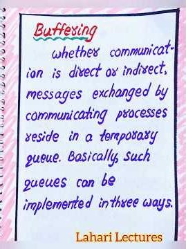 Buffering in Operating Systems notes by LahariLectures # notes #LahariLectures #OperatingSystems