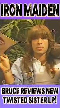 BRUCE DICKINSON reviews TWISTED SISTER album! #ironmaidenshorts