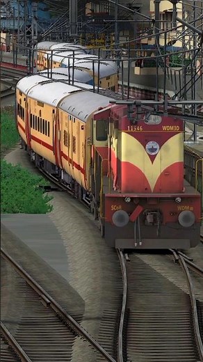 Train Passing On Bumpy Railroad Crossing Train Game