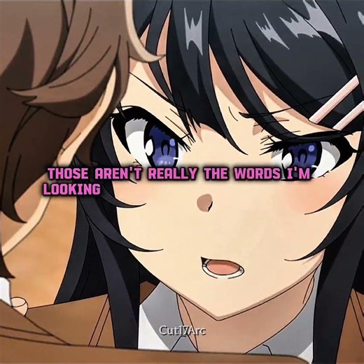 Classic tsundere moment of Mai | Anime edit | #shorts #anime