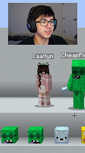 the HARDEST Color Match YET🤯Minecraft BOYFRIEND VS GIRLFRIEND #minecraft #shorts #minecraftshorts | Wallibear