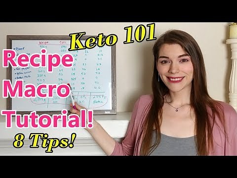 KETO: How to Calculate Macros for Recipes and Meal Planning! (Tutorial)