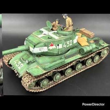 Introducing the Tamiya 1/35 Soviet JS-2 Finished Model! #shorts #tank #tankmodel