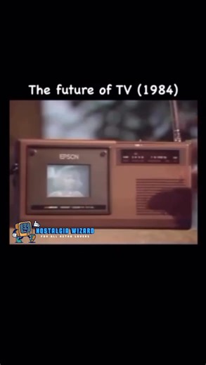 2K views · 13 reactions | The future of TV 1984 memory unlocked  #tv #nostalgia #childhood #technology #retrotech #retro #80s #80sthrowback | Nostalgia Wizard | Facebook