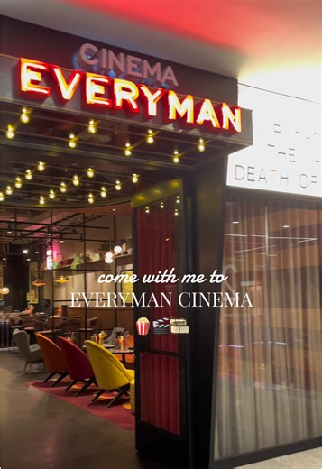 Experience Everyman Cinema in Canary Wharf