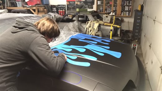 Transforming My Car with Flames: A Custom Paint Journey