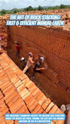 ​The Art of Brick Stacking: Fast & Efficient Manual Labor