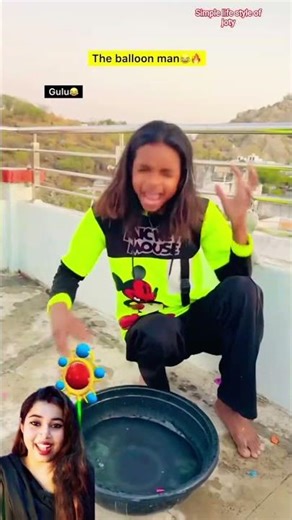 yah Kaisa balloon man hai vai😂🤣😰😭😱😱#youtubeshorts #comedy #funny #viralvideo