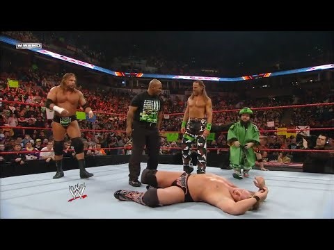 DX vs Chris Jericho & Mike Tyson - Raw January 11 2010 (2/2)