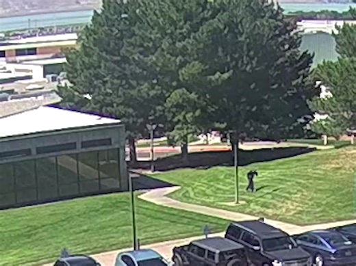 Video Footage of Shooter in Utah Valley University Shooting The FBI is releasing a video of the shooter in the Utah Valley shooting. The subject is seen jumping from the rooftop of a building after the shooting. Around 12 p.m. Mountain Time on September 10, 2025, the subject climbed up to a rooftop; after he shot and killed Charlie Kirk, he jumped off and ran away. He left a gun and ammunition in a wooded area near the university. Trace evidence collected from the rooftop scene included shoe imp