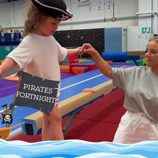 Twisters Gymnastics on Instagram: "🏴‍☠️ PIRATES 🏴‍☠️ Our Tiny Tornadoes program themes make learning so much fun! This fortnight, we’re exploring life as a pirate! Come with us as we walk the plank, hop on our peg legs, swing over crocodile-infested waters, escape with the treasure, scope from the boat, and so much more!🏝️☠️⚓️🐊🚢"