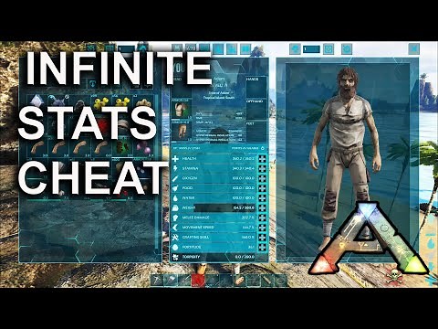 Infinite Stats Cheat - Ark Survival Evolved Console Command