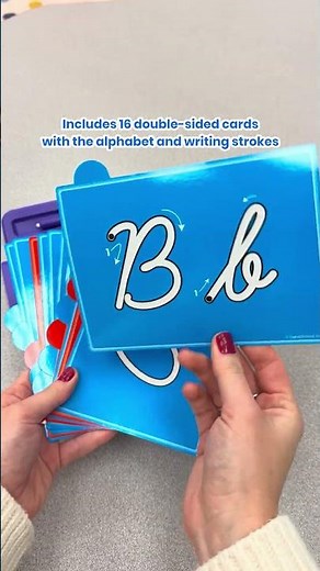 Learn cursive in a hands-on way! ✍️