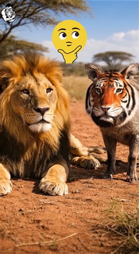 warthog pranking with lion😂😂😂